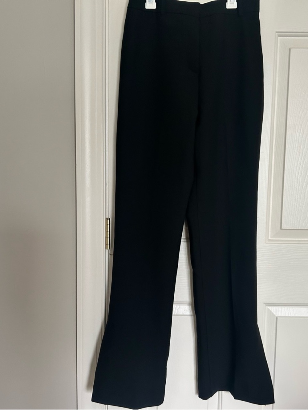 Zara Black Boot-Cut Trousers with Flared Hem